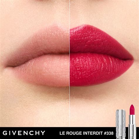 son givenchy rouge interdit satin|Le Rouge Interdit Satin .